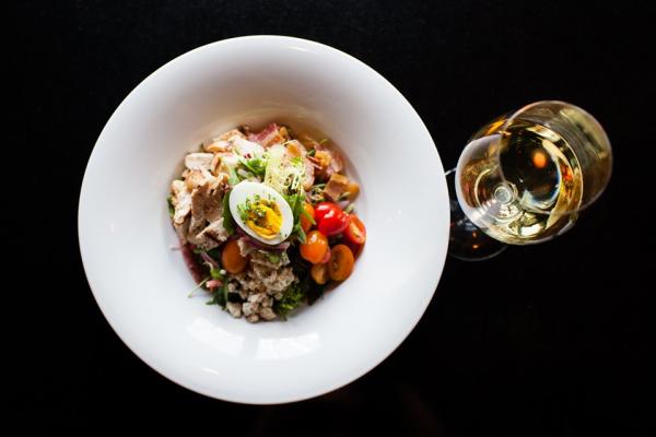 Iron Bridge Wine Company plate and meal