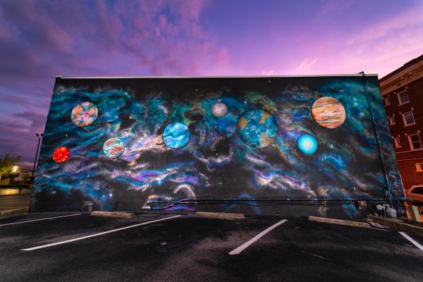 Celestial Symphony / Galactica mural - Jessie Andrews