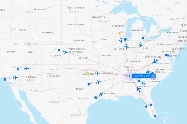 Flights to HSV