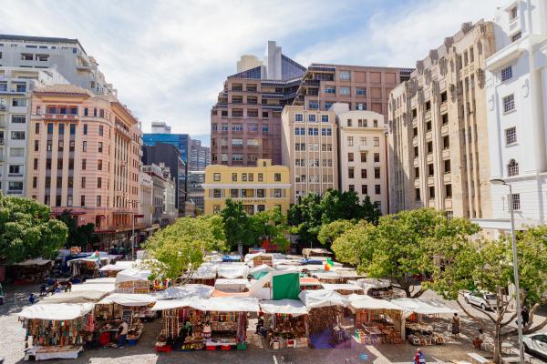 Green Market Square in the Cape Town CBD