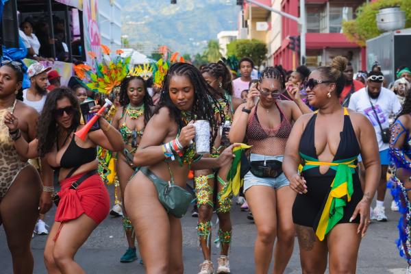 Carnival Road March Revellers