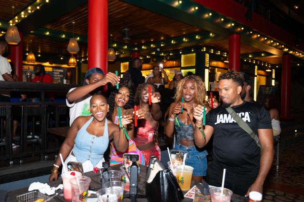 Drinks at Rick's Cafe - Girls Trip