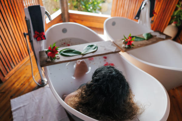 Rockhouse Spa Experience - Woman in Bath