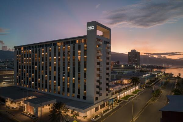 ROK Hotel Kingston Exterior at Sunset