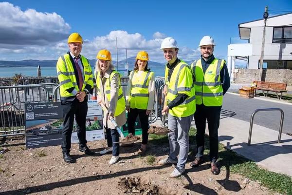 Turning of Sod Photo at Fenit Water Sports Facility