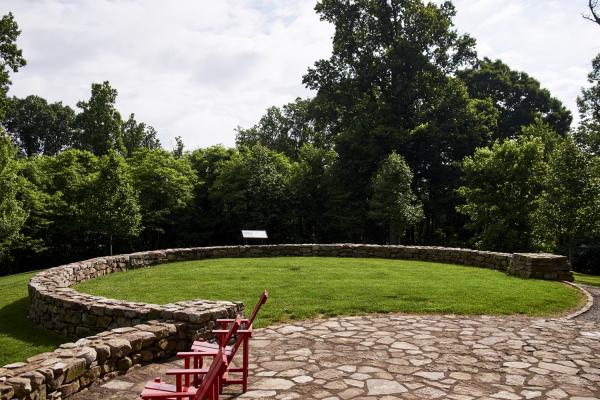 High Ground Park Stone Circle And Plaque In Knoxville, TN