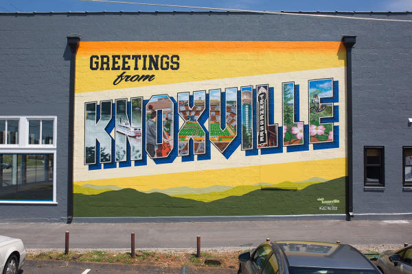 Greetings From Knoxville Mural