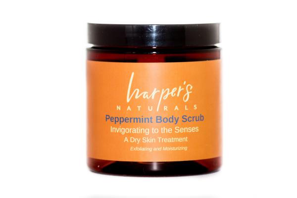 Peppermint Body Scrub from Harper's Naturals based in Knoxville, TN