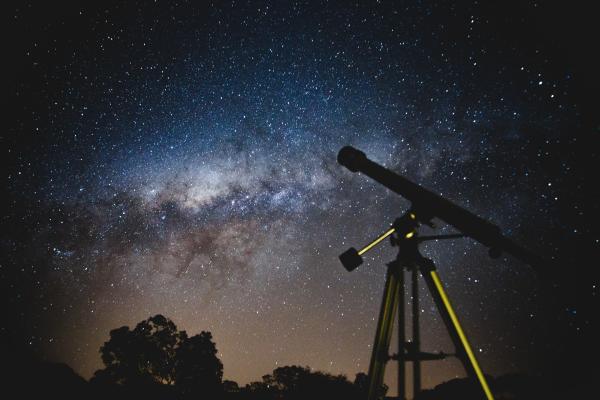 Telescope with constellations