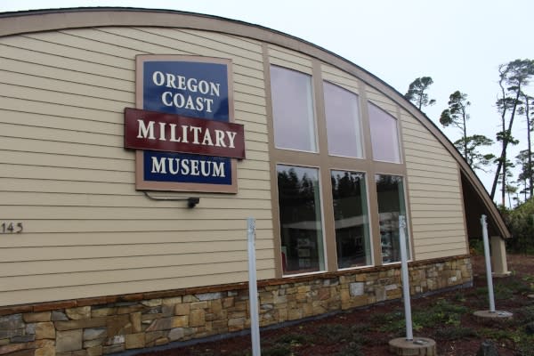 Oregon Coast Military Museum Exterior by Angie Riley