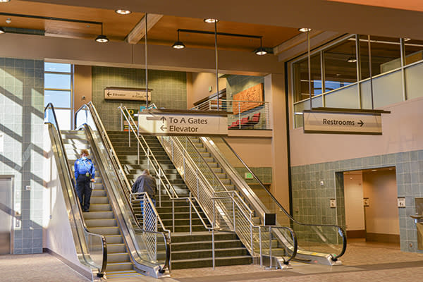 Eugene Airport Escalator