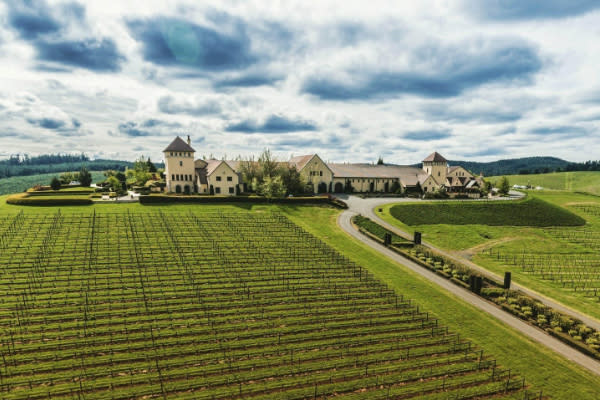 King Estate Winery Aerial