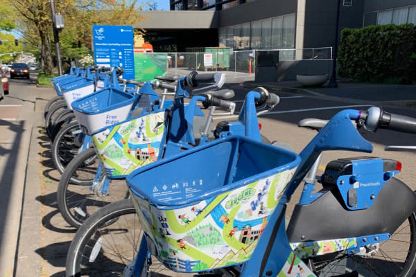 PeaceHealth Rides Bikes Downtown