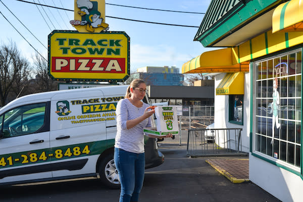 Track Town Pizza Eugene by Melanie Griffin
