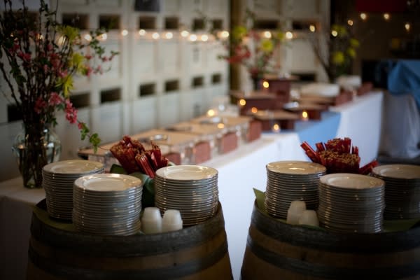 Territorial Vineyards & Wine Company Banquet Set Up Courtesy of Territorial Vineyards & Wine Company