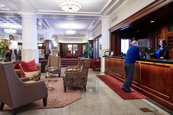 The Eldridge Hotel lobby