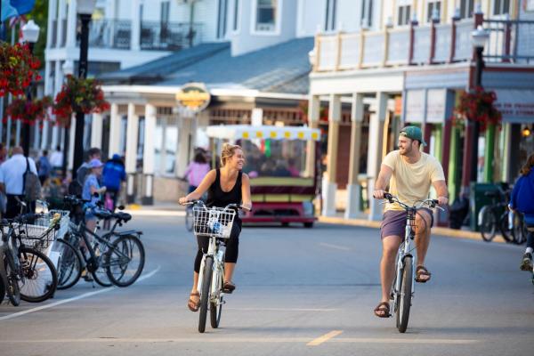 biking