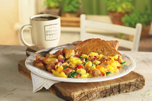 Corner Bakery Cafe Breakfast and coffee