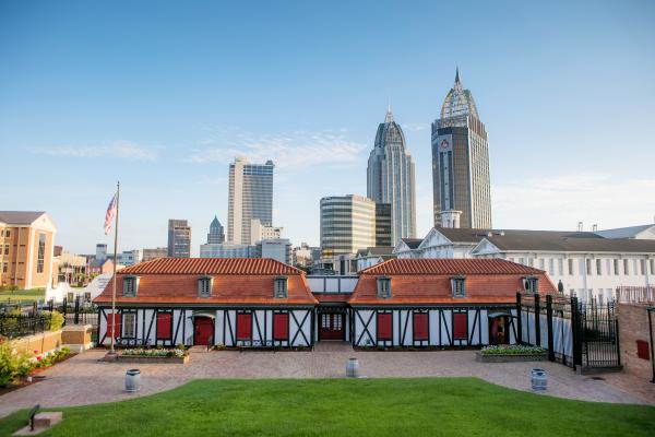 The outside of Colonial Fort Conde