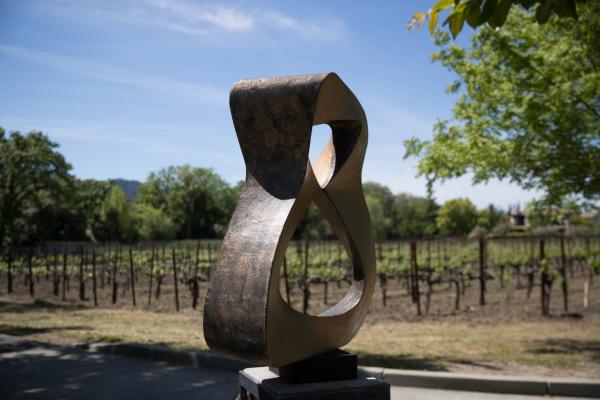 Experience an extensive collection of outdoor sculpture with the Yountville Art Walk