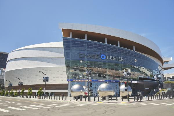 Chase Center Outside during the day