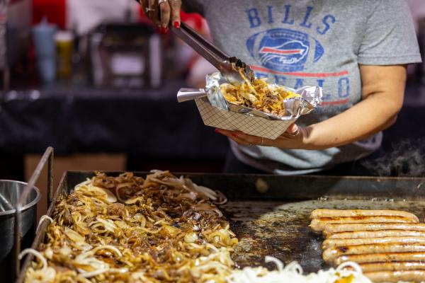 BBQ on the River food
