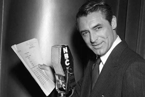 Cary Grant was one of the movie stars to participate in the live broadcasts from the American Legion Post No. 519.
