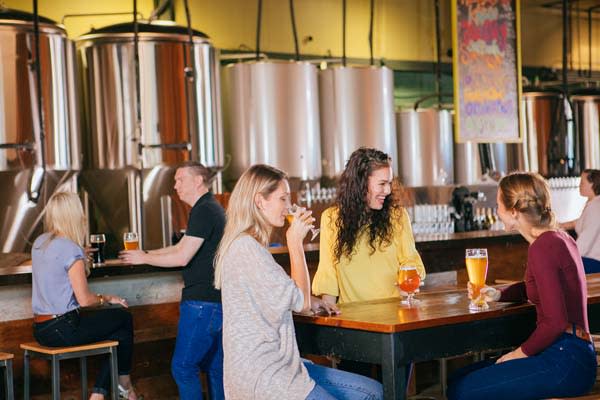 Women at Ever Grain Brewery