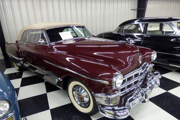 vintage Cadillac on display