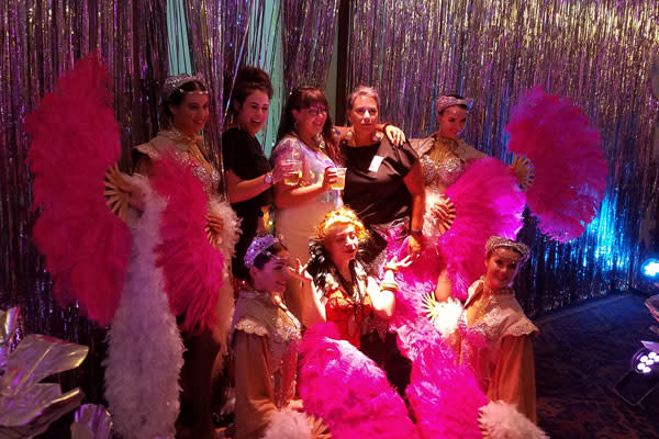 group of people posing for photo