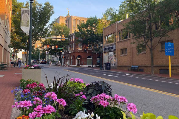 beautiful downtown westchester main street roads