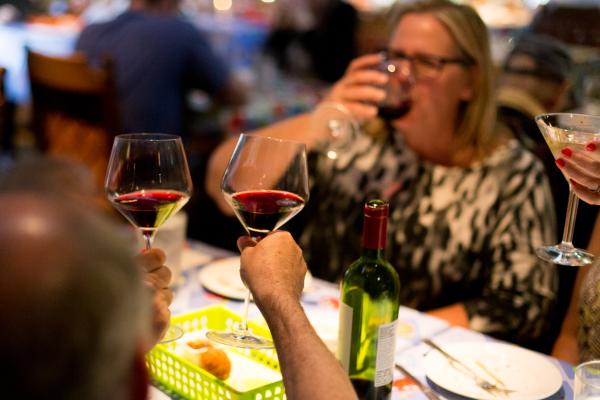 Dining at Judy's on Cherry