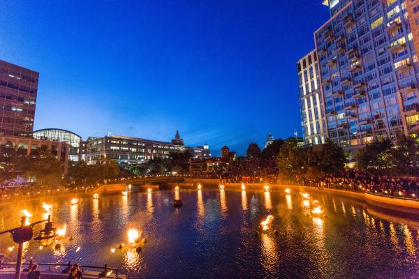 Waterfire dining