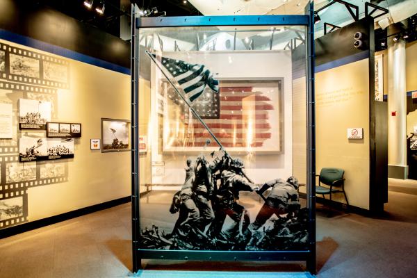 Iwo Jima Flag at National Museum of the Marine Corps
