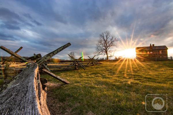 Manassas Battlefield Sunrise at Henry Hill
