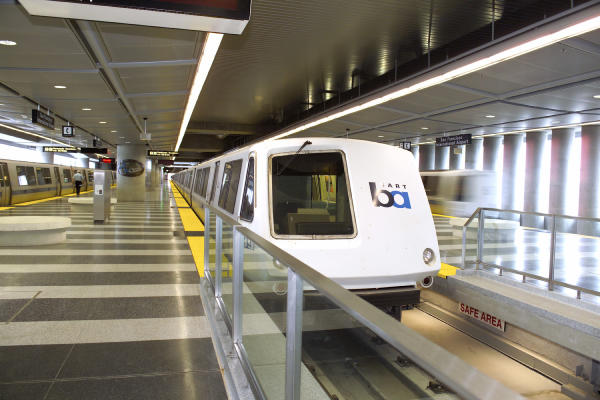 BART Train at SFO