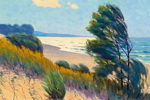 Frank Dudley Indiana Dunes painting