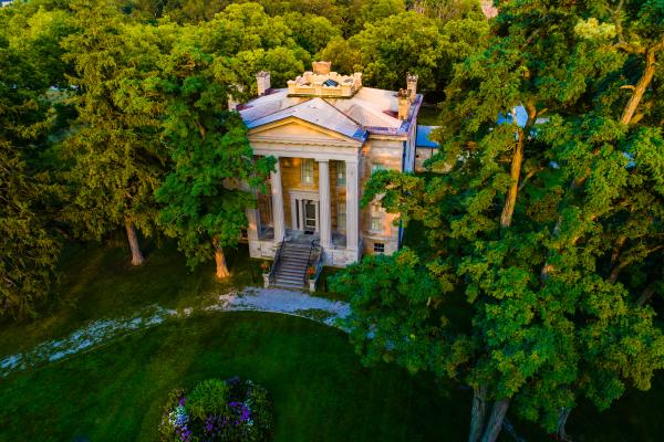 Ariel photo of Ruthven Park