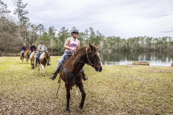 Horseback riding at Splendor Farms