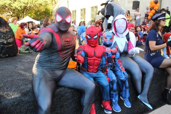 Participants dressed up at Halloween Town for the annual costume contest.
