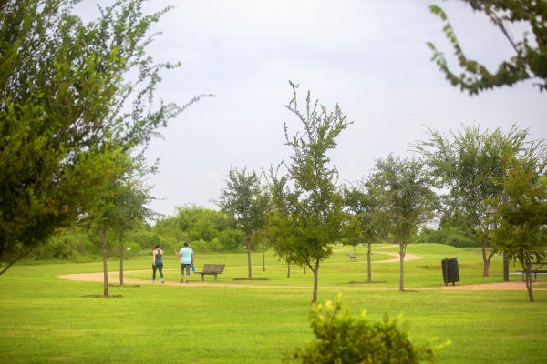 Hiking trails at Brazos River Park