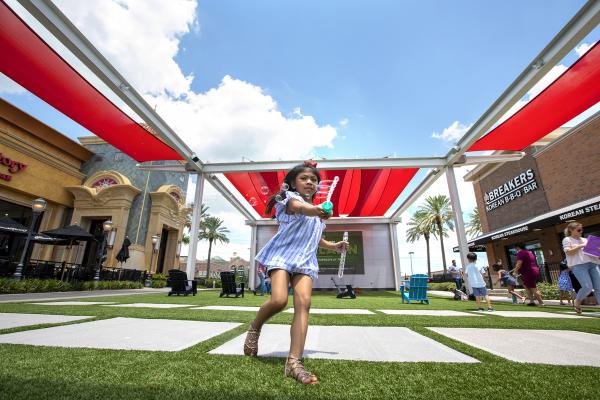 Playing at The Lawn at First Colony