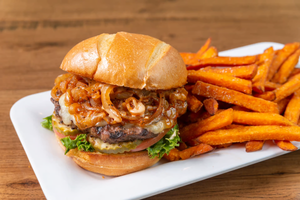 blazing onion burger