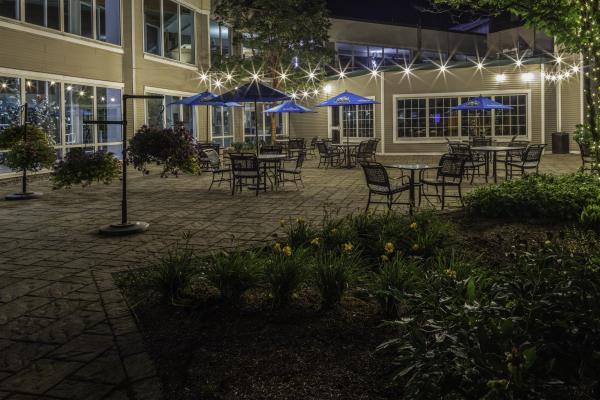 DoubleTree back patio exterior