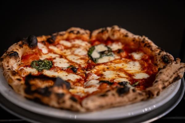 Fresh pizza winter dining Burlington Vermont
