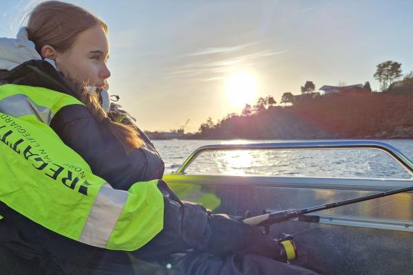 girl on a boat