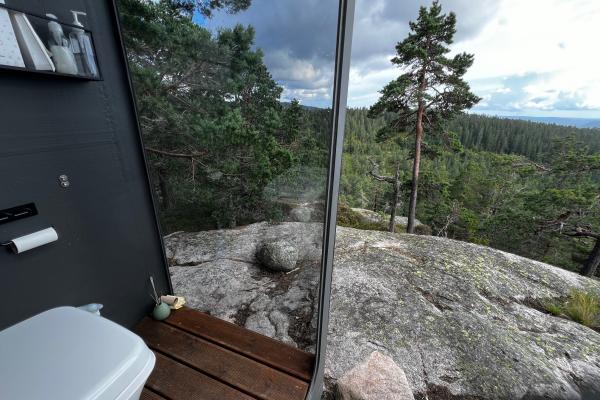 utsikt fra toalettet