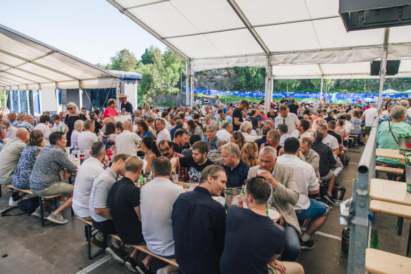 mennesker på festival