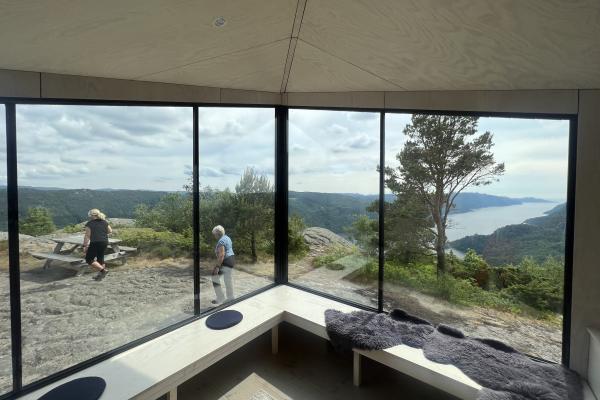 Dagsturhytta Fjordsyn i Kvinesdal