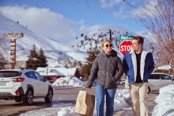 Jackson Town Square Shopping Winter